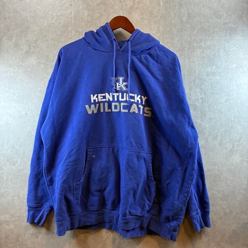 Varsity Men's Blue and Navy Hoodie